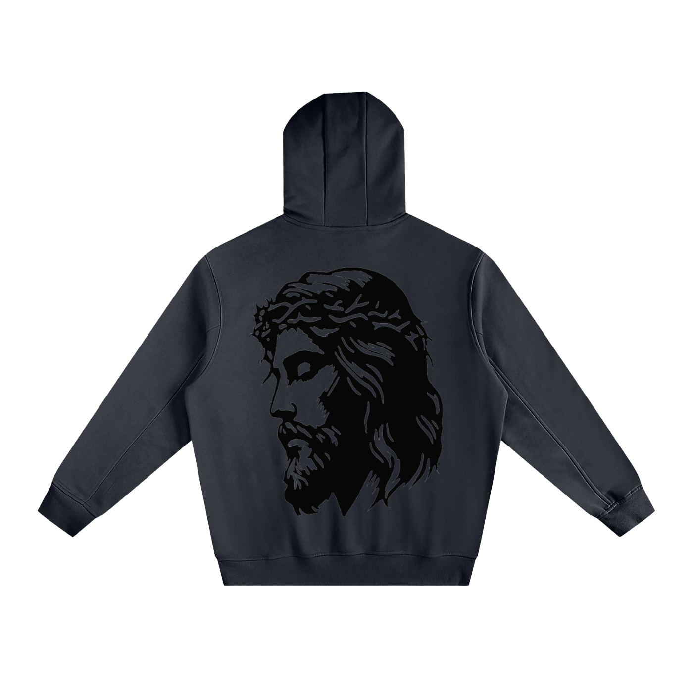 Fleeced High Neck Hoodie